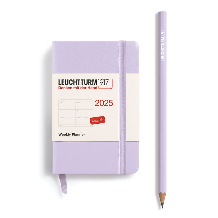 Weekly Planner Mini (A7) 2025, Lilac, English