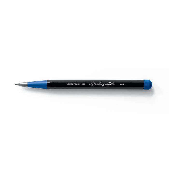 Drehgriffel Nr. 2, Black/Royal Blue, Mechanical pencil - Bauhaus Edition