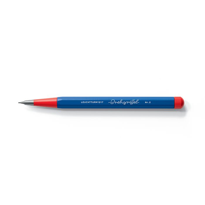 Drehgriffel Nr. 2, Royal Blue/Red, Mechanical pencil - Bauhaus Edition