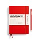 Notebook Medium (A5), Hardcover, 251 numbered pages, Red, dotted