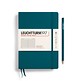 Notebook Medium (A5), Hardcover, 251 numbered pages, Pacific Green, ruled