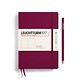 Notebook Medium (A5), Hardcover, 251 numbered pages, Port Red, plain