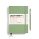 Notebook Medium (A5), Hardcover, 251 numbered pages, Sage, dotted