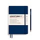 Notebook Medium (A5), Softcover, 123 numbered pages, Navy, ruled