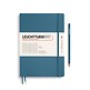 Notebook Composition (B5), Softcover, 123 numbered pages, Stone Blue, ruled