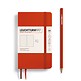 Notebook Pocket (A6), Softcover, 123 numbered pages, Fox Red, dotted